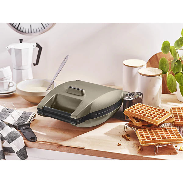 Gaufrier électrique 2 plaques Premium Gaufres® taupe 1200 W Lagrange
