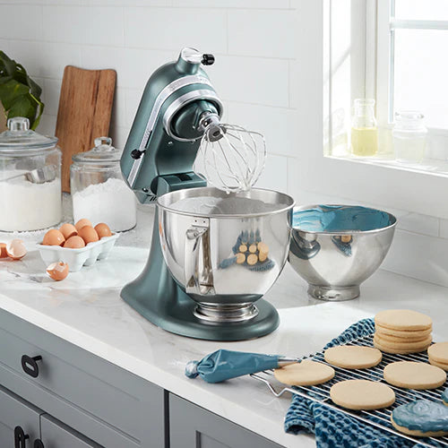 Robot pâtissier Artisan à tête inclinable 4,8 L 300 W vert genévrier 5KSM175PSEJP Kitchenaid