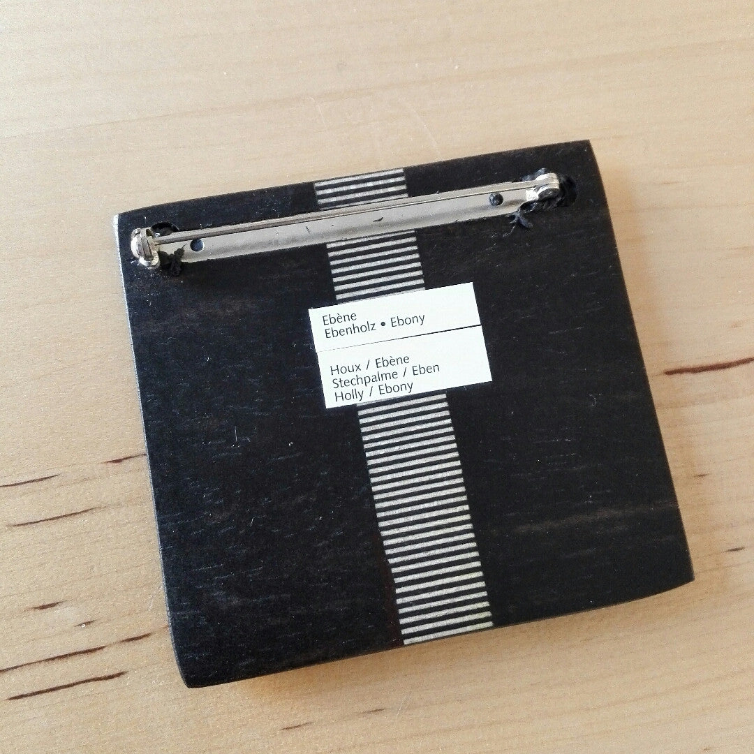 Broche Bois Ébène